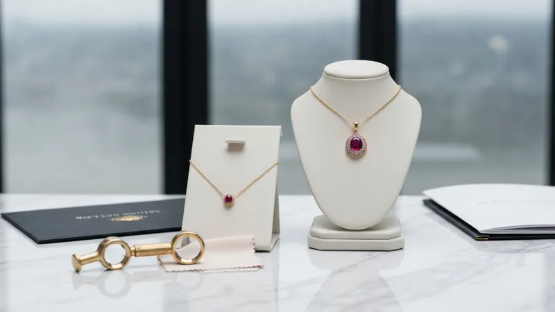 Achat et entretien d'un pendentif rubis or